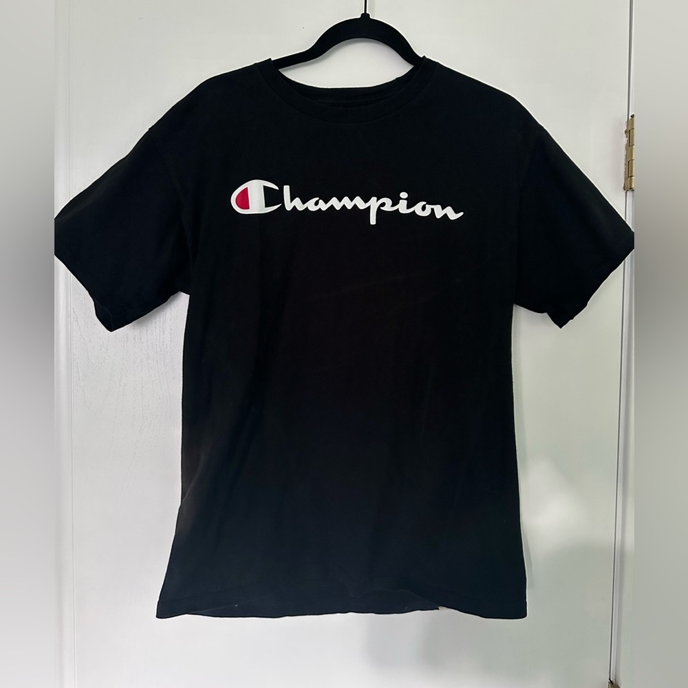 Men’s Black Champion Tee Shitt